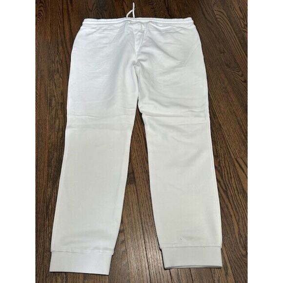 J. Lindeberg Alpha Pants Joggers Drawstring Athleisure Pocket White Size XXL NEW - Picture 10 of 10